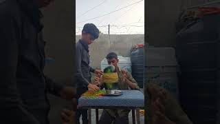 exploding a watermelon with rubber bands trending shorts [upl. by Olav]