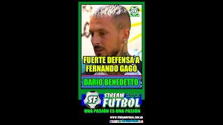 Darío Benedetto y su fuerte defensa a Fernando Gago [upl. by Lustig]