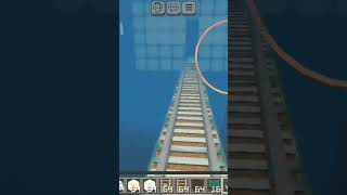 Minecraft rail track😴🥶minecrafttrending [upl. by Orland220]