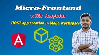 6 HOST app creation in Mono workspace  Microfrontend  Angular  Webpack  Amar Kumar Ram [upl. by Cathey787]