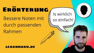 Erörterung schreiben  bessere Noten mit diesem Trick [upl. by Zolner344]