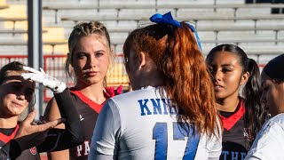 CHS Girls Flag Football Rd 1 Playoff v WHS [upl. by Kimmie606]