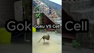 Goku vs Cell meme dragonballz dragonballzwhatif [upl. by Lauder]