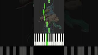 BROKEN GAMESshort ver  ShangriLa Frontier  FZMZ Piano Sheet Music  Easy  Beginner [upl. by Moreno471]