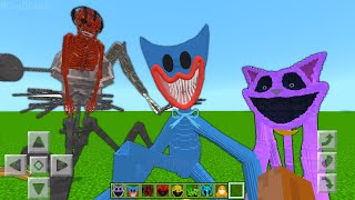 Poppy Playtime Chapter 3 SMILING CRITTERS ADDON UPDATE in MINECRAFT PE [upl. by Aviva684]