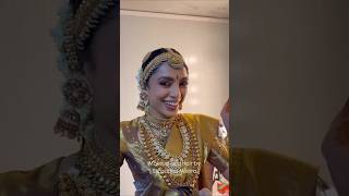 BRIDE Sobhita Dhulipalas REACTION On Getting MARRIED To Naga Chaitanya  shorts wedding [upl. by Ozne51]