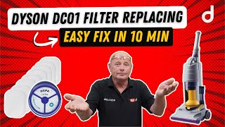 How to replace Dyson dc01 filters [upl. by Macdonell]