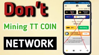 TT coin network  tt Coin withdraw kaise kare  tt Coin Network se paisa kaise kamaye [upl. by Elime176]