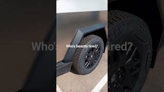 tesla cybertruck cyberbeast pirelli goodyear [upl. by Mitinger]