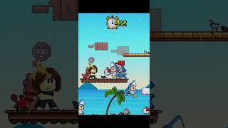 Dan the Man × sharks battle dantheman danthemangames danthemangameplaygamingandroidgamesshorts [upl. by Graniah]