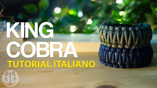 Questo bracciale in paracord è una bomba  King Cobra  Tutorial ITA 4 Blacksquirrel [upl. by Toms]