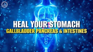 Strengthen Your Abdominal Muscles  Heal Your Stomach Gallbladder Pancreas amp Intestines  174 Hz [upl. by Jephum266]