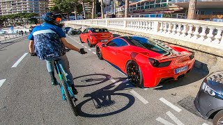 Urban Downhill in Monaco City tour  POV [upl. by Curzon]