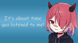 Discovering Your Demon Girl Headmate ASMR Roleplay Neko Listener F4F Part 1 [upl. by Yeroc552]