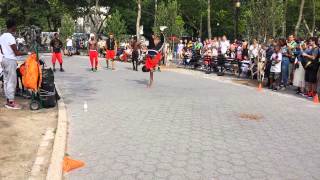 Battery Park Break Dancers New York City [upl. by Hardden]