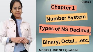 Types Of Number System  Decimal Binary Octal Hexadecimal etc  Introduction [upl. by Thomasa493]