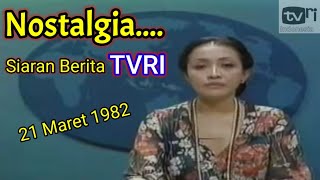 Siaran Berita TVRI Jaman Dulu  Nostalgia 21 Maret 1982 [upl. by Chemosh]