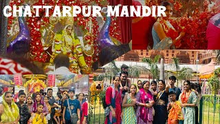 NAVRATRI DAY 4  HUM GYE  CHATTARPUR MANDIR [upl. by Zeb461]