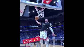 ZACH LAVINE PREGAME DUNK 🔥🔥🏀 [upl. by Idell75]