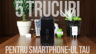 5 TRUCURI importante pentru smartphoneul tau  Baterie  Viteza  Incarcare  Recuperare  TV [upl. by Eedyaj]