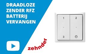 Zehnder RFZ BATTERIJ VERVANGEN  Ventilatielandbe [upl. by Nadnal]