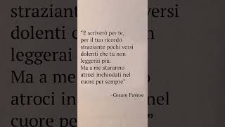 Cesare Pavese 📖 pavese cesarepavese poesia poeta poesie frasi frasimotivazionali citazioni [upl. by Eyahc]