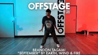 Brandon Tagami choreography to “September” by Earth Wind amp Fire at Offstage Dance Studio [upl. by Peggir970]