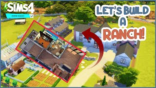 Lets Build A Ranch  The Sims 4 Horse Ranch  Real Time Build Ep8 [upl. by Colson694]