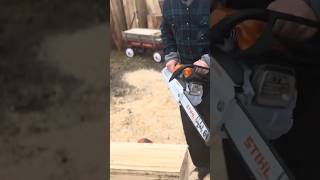 GAS vs BATTERY CHAINSAWS New Stihl gas chainsaw VS New Husqvarna battery chainsaw [upl. by Llenrev]