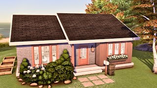 Brindleton Bay Starter House 🏝️ Base Game  Cats amp Dogs ✨ The Sims 4 Speed Build  No CC [upl. by Rexferd294]