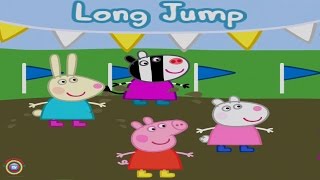 Peppa Pig playing Long Jump  Peppa Pig Gameplay [upl. by Stanislaw]