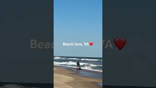 Beach loveVA সাগরের মধুর কলতান। americancity americanbeach nature [upl. by Eitsyrc]