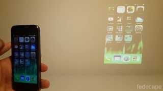 iPhone 5S Projector CONCEPT VIDEO Built in Projector [upl. by Dinan]