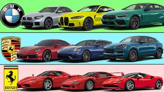 Famous Car Brands amp Models [upl. by Bord138]