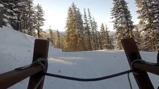 GoPro HD Hero 2 Sled Ride  Rodelfahrt edited version [upl. by Kceb]