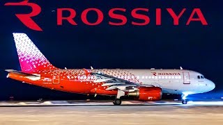 ROSSIYA AIRBUS A319  MOSCOW VKO  ST PETERSBURG [upl. by Cindelyn898]