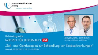 Zell und Gentherapien zur Behandlung von Krebserkrankungen  MEDIZIN FÜR JEDERMANN [upl. by Biamonte]