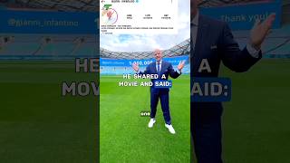 Ronaldo Reaction to FIFA Presidents Post ronaldo infantino instagram football alnassr shorts [upl. by Greff]