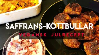 Jul SaffransKöttbullar amp Rödbetssallad  Hemliga Veganska Jul Recept🎅🏾📑 🥰 [upl. by Enenej]