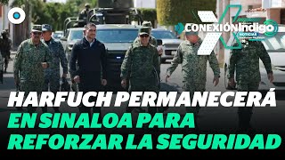 Tras asesinato de agente Omar García Harfuch permanecerá en Sinaloa  Reporte Indigo [upl. by Naaman]