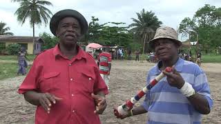 Grebo Cavalla Township Traditional War Dance in Liberia [upl. by Merchant]