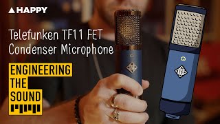 Telefunken TF11 FET Condenser Microphone  Full Demo amp Review [upl. by Enilrac]