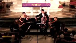 Attacca Quartet plays Haydn Op 33 no 2 Joke Fourth Movement [upl. by Groeg]