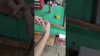 Making My First Bowstring homemade torsion bowyer easy [upl. by Andria]