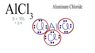 How to Draw the Lewis Structure for AlCl3 Aluminum Chloride [upl. by Cotsen]