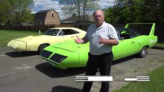 Differences between a Plymouth Superbird and a Dodge Daytona Charger [upl. by Nauqat46]