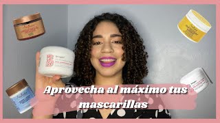 COMO USAR MASCARILLAS para CABELLO RIZADO [upl. by Astor792]