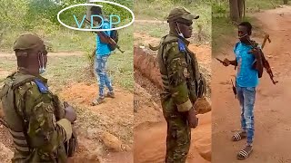 Scène incroyable un VDP Burkinabé tient un détachement militaire ivoirien à la frontière [upl. by Htial393]