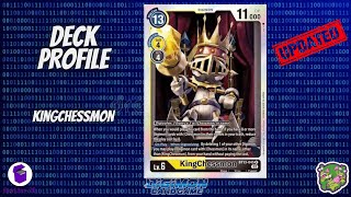 Deck profile KingChessmon  BT16 [upl. by Quinta]