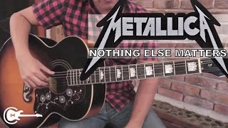 Como tocar quotNothing Else Mattersquot de Metallica  Tutorial Guitarra  TAB HD [upl. by Ahserb688]